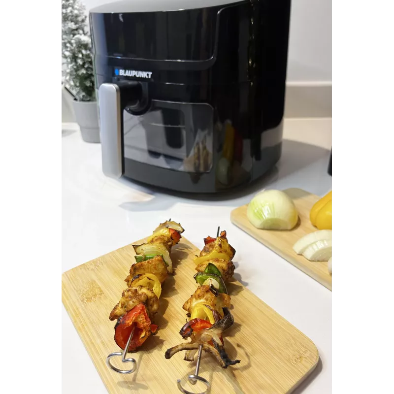 Fritadeira de ar quente BLAUPUNKT AFD712 – capacidade 7,2 l, 1800 W, controlo digital por toque, 40–200 °C, temporizador de 60 minutos