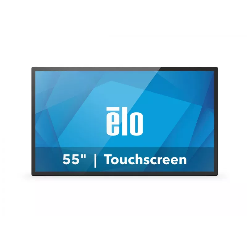 Monitor tátil Elo 5554L, 138,6 cm (54,6''), capacitivo projetado, 4K, USB-C, Ethernet, kit, preto (16:9), 138,6 cm (54,6''), capacitivo projetado, multitoque (40 pontos), resolução