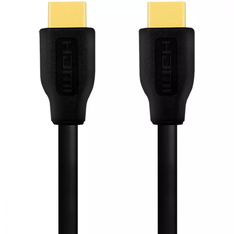 LogiLink CH0100 cabo HDMI Premium High Speed com Ethernet, HDMI 2.0 tipo A macho–macho, 4K 60 Hz, 18 Gbit/s, 1 m, preto