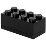 Caixa de arrumação room copenhagen LEGO Mini Box 8 (preto) — organizador compacto para peças pequenas