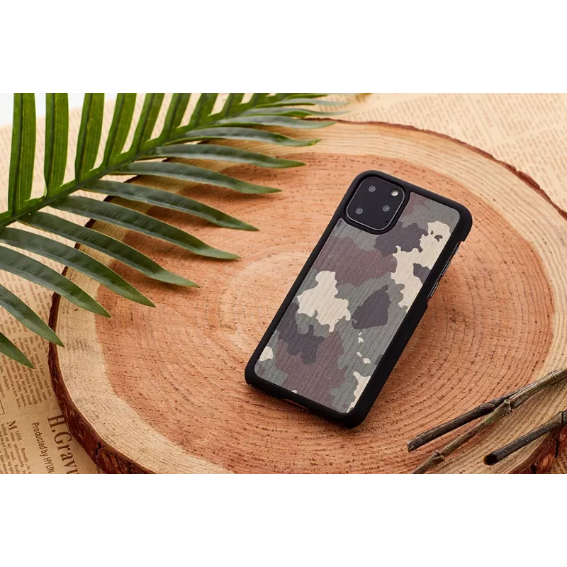 Capa para smartphone man and wood para iPhone 11 Pro Max — camuflagem preta