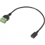 Cabo adaptador USB 2.0 Renkforce [1x conector fêmea Micro-B 2.0 - 1x terminal de aperto] RF-6443958 30 (RF-6443958)