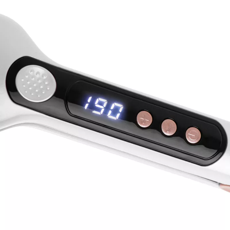Prancha de cabelo Adler AD 2325 — placas de cerâmica, 7 níveis de temperatura, 140–220 °C, 120 W, cabo de 1,8 m