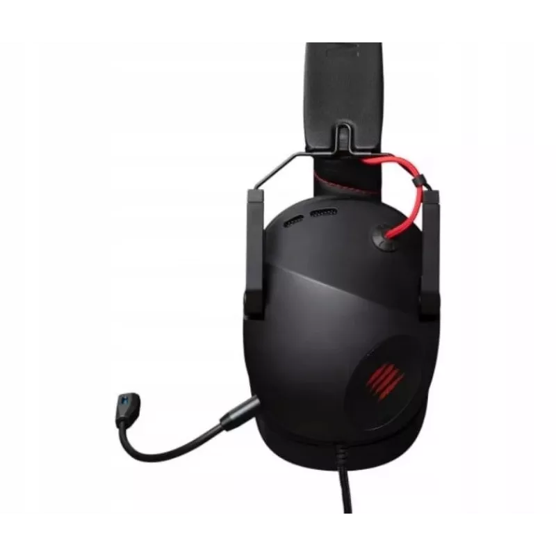 Headset mad-catz P.I.L.O.T. 3 — headset gaming binaural com fios, 3,5 mm, drivers de 50 mm, sensibilidade de 105 dB, preto