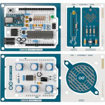 Arduino AKX00037 - Make Your UNO Kit placa UNO e Synth Shield