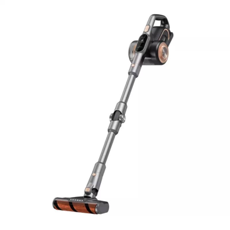 Aspirador vertical 2-em-1 Jimmy H10 Pro — bateria, sem fios, 650 W, 0,6 L, sem saco, 60 min. de autonomia, preto/laranja