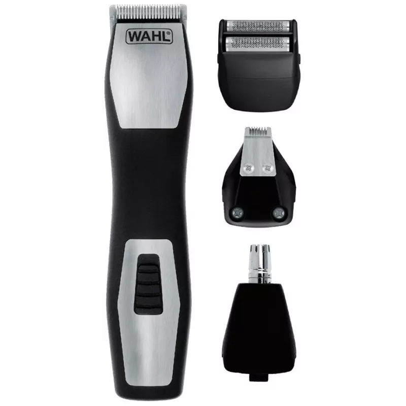 Aparador de barba Wahl GroomsMan Pro Battery Preto Aço inoxidável 0,7 mm 3 cm