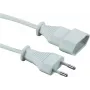 Cabo de extensão elétrica e+p SVE 5 5m 1 tomada AC branco