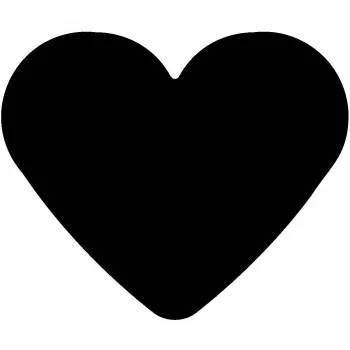 Punção decorativa WEDO Heart Shape cinzento laranja