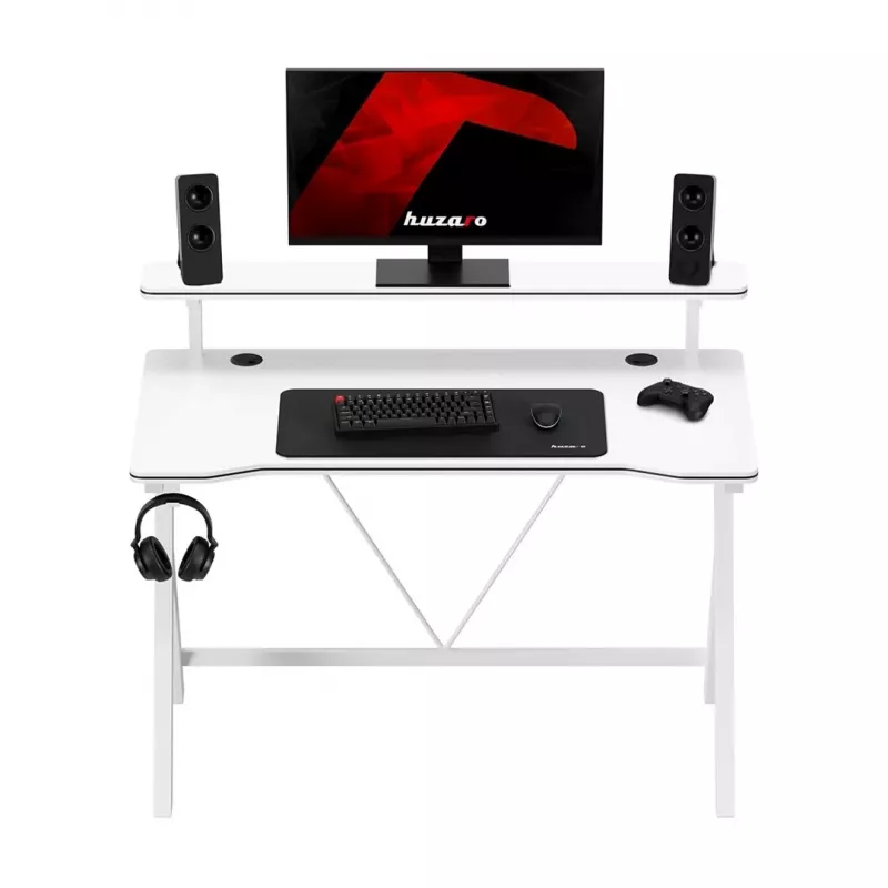 Secretária gaming Huzaro Hero 1.9 branca