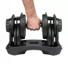 Haltere de ferro fundido ajustável Rebel RBA-2303 — até 24 kg, preto, peça única