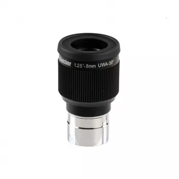 Ocular Skywatcher SWA-58 8 mm 1,25 polegadas para telescópios, design com grande distância ocular