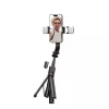 Tech-Protect L05S pau de selfie com tripé, luz LED e telecomando Bluetooth