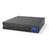 Fonte de alimentação ininterrupta PowerWalker VFI 1000 ICR IoT, conversor online duplo, 1 kVA / 1000 W, 8 saídas C13, LCD, Rack/Tower 2U, preto