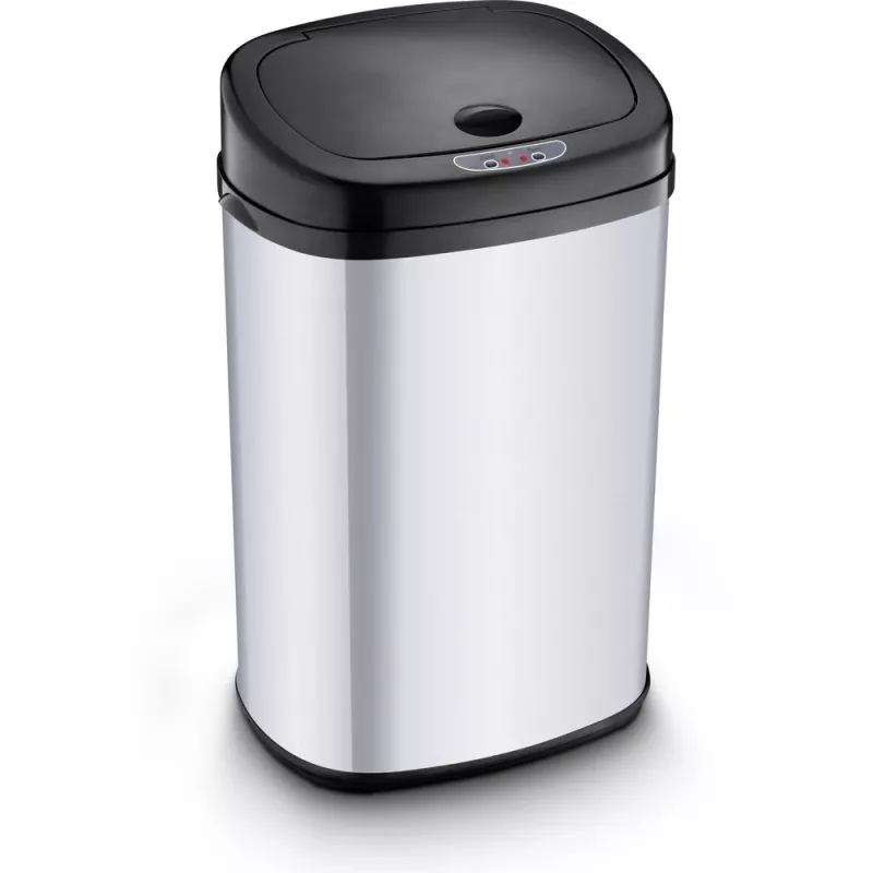 Balde do lixo LAMART LT8021 Aço inoxidável com pedal, sensor de movimento, 30 L, 34×25×54 cm