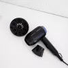 Secador de cabelo Taurus Studio Glow 1500 — 1400 W, 3 níveis de calor, 2 velocidades, dobrável, pendurável, preto