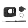 Capa protetora de silicone Puluz para Insta360 GO 3 com tampa de objetiva integrada