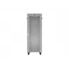 Armário rack de chão LANBERG 19 polegadas 32HE 600×800 mm cinzento com porta de vidro e LCD (embalagem plana)