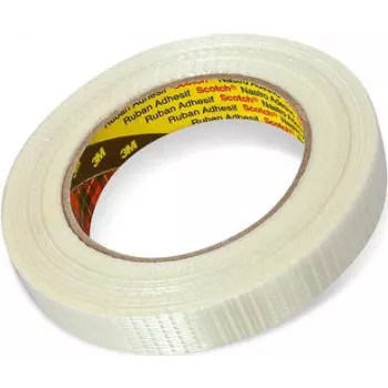 Fita de filamento 3M 8959, transparente, 50 m de comprimento, 19 mm de largura