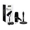 Shure MV7+-K-BNDL - microfone para discurso/canto com ligação XLR/USB-C, preto + tripé de mesa GATOR