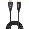Cabo HDMI híbrido de fibra ótica Lindy 20m 8K60