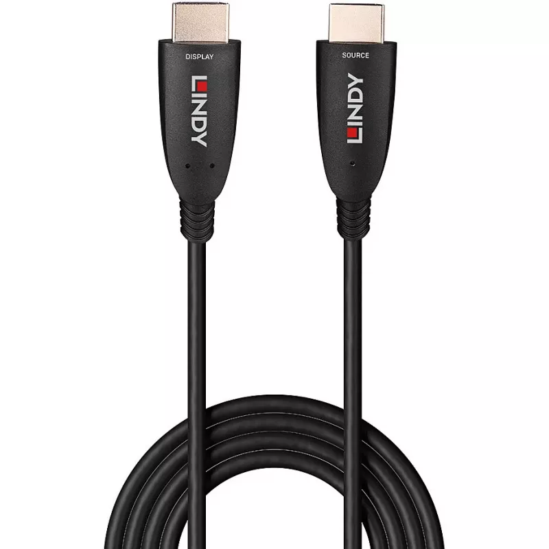 Cabo HDMI híbrido de fibra ótica Lindy 20m 8K60