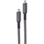 Cabo USB shiverpeaks BS14-75004 1 m USB 3.2 Gen 2 (3.1 Gen 2) USB-C preto - branco (BS14-75004)