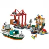 LEGO CITY 60422 Porto à Beira-Mar com Navio de Carga