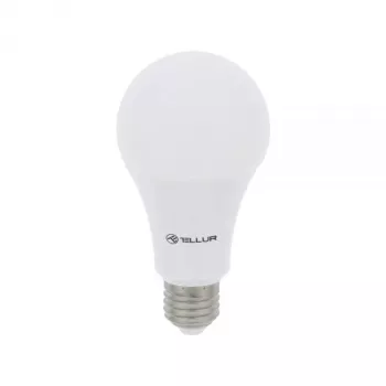 Lâmpada inteligente Tellur WiFi E27, 10W branco/quente, regulável