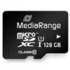 MediaRange MR945 - Cartão de memória (microSDXC com adaptador SD) - 128 GB - UHS-I / Classe 10 - microSDXC - Preto (MR945)
