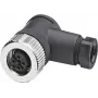 Phoenix Contact 1662984 conetor de fios M12 preto - aço inoxidável (1662984)