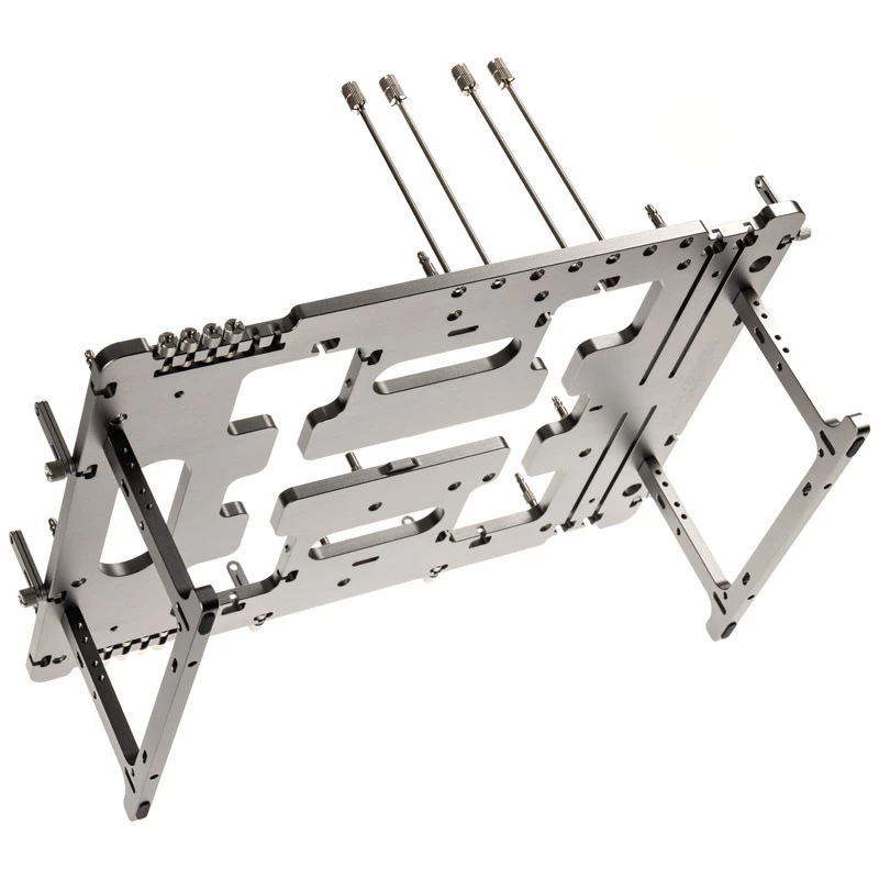 Caixa benchtable Streacom BC1 V2 – chassis de teste/bancada aberto, titânio