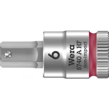 Wera 05003337001 - Chave de caixa - 1/4 - Métrico - 1 cabeça/cabeças - 6 mm - 2,8 cm (05003337001)