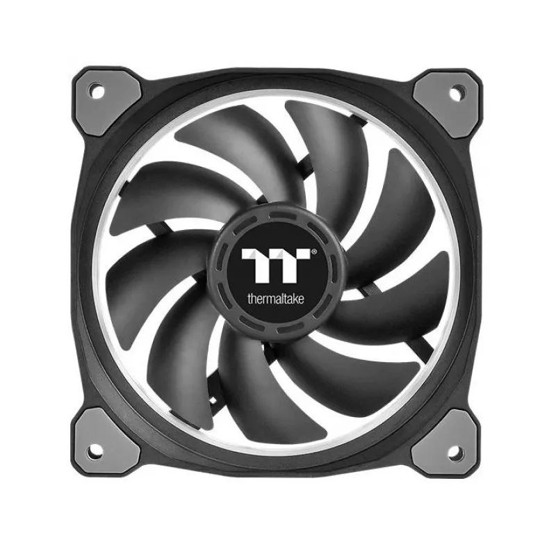 Thermaltake Riing Plus 12 LED RGB Radiator Fan TT Premium Edition CL-F054-PL12SW-A ventoinha de caixa, 120 mm, pack de 5