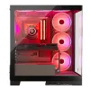 Caixa de PC MODECOM Volcano SPACE APEX ARGB Midi Tower, vidro temperado, USB-C, suporta ATX/microATX/Mini-ITX, GPU até 430 mm, dissipador de CPU até 180 mm