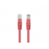 Lanberg PCU6-20CC-0100-R Cabo patch Cat6 U/UTP, 1 m, vermelho, 10 unidades
