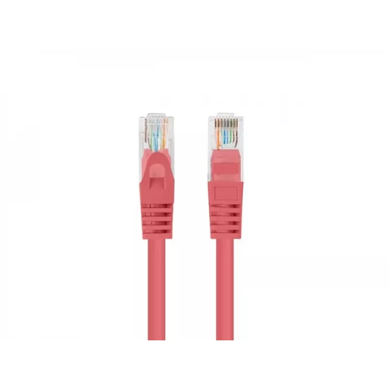 Lanberg PCU6-20CC-0100-R Cabo patch Cat6 U/UTP, 1 m, vermelho, 10 unidades