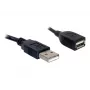 Cabo de extensão USB 2.0 DeLOCK 82457 0,15 m preto