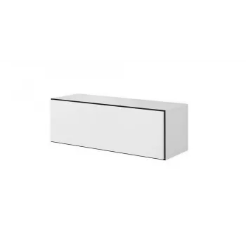 Armário de arrumação fechado Cama ROCO RO1 112/37/39 branco/preto/branco