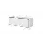 Armário de arrumação fechado Cama ROCO RO1 112/37/39 branco/preto/branco