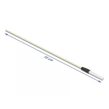 Delock 86781 Cotonetes de limpeza para fibra ótica, 15 cm, branco, 5 unid.