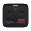 Carregador Baseus GaN3 Pro telemóvel tablet preto AC interior 15V 3A