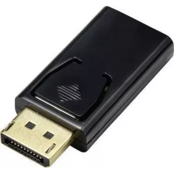 Adaptador de cabo de vídeo Renkforce RF-4746622 DisplayPort HDMI preto (RF-4746622)