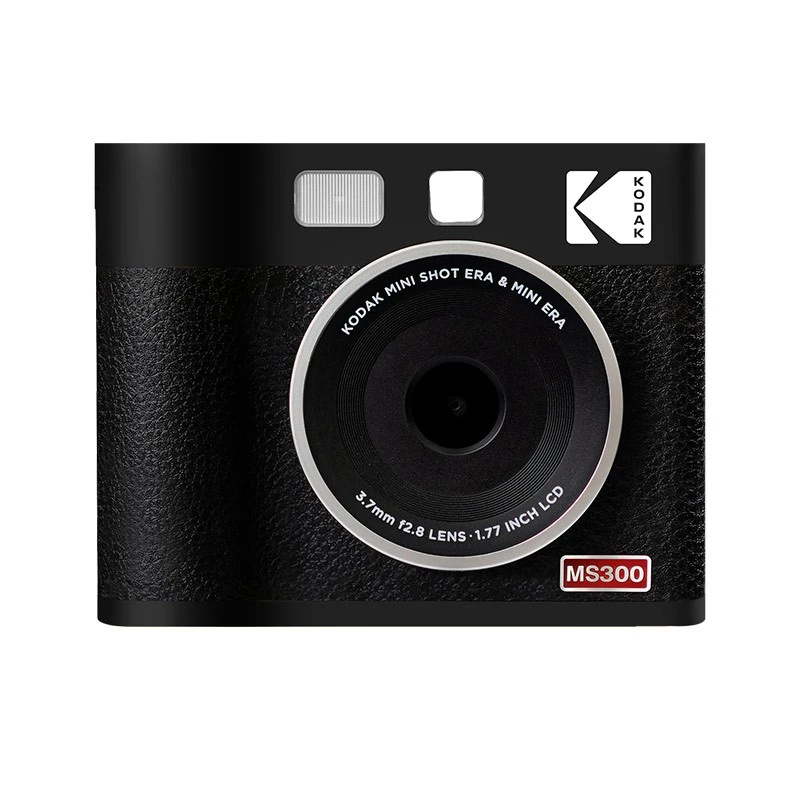 Máquina fotográfica instantânea Kodak Mini Shot 3 Era – preta, tecnologia de impressão 4Pass