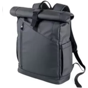Mochila urbana TROIKA BBL51/BK preto poliéster PU lona