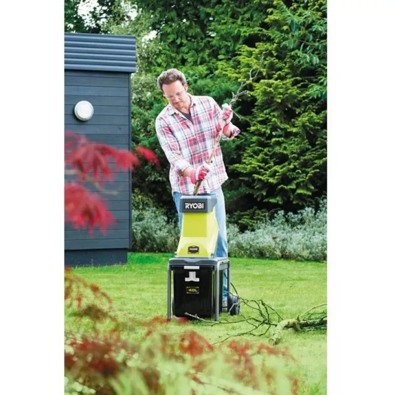 Biotriturador Ryobi RSH2545B 2500 W 40 L lâminas