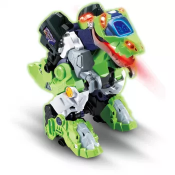Dinossauro de brincar telecomandado VTech Switch & Go Dinos T-Rex, transforma-se entre dinossauro e veículo, para crianças