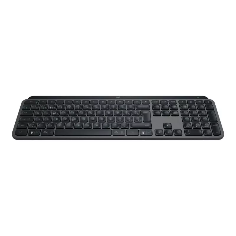 Teclado Logitech MX Keys S RF Wireless + Bluetooth QWERTZ suíço grafite (920-011571)