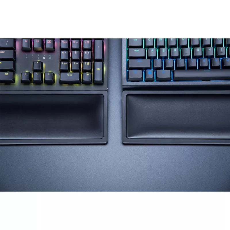 Apoio de pulso Pro, com gel de refrigeração, pés de borracha antiderrapantes, compatível com todos os teclados de tamanho completo, design sem costuras com estrutura estável