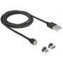 Cabo USB DeLOCK 85723 USB 2.0 1,1 m USB A USB C/Micro-USB B preto